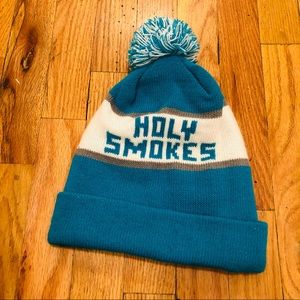 Holy Smokes Pom Pom Beanie